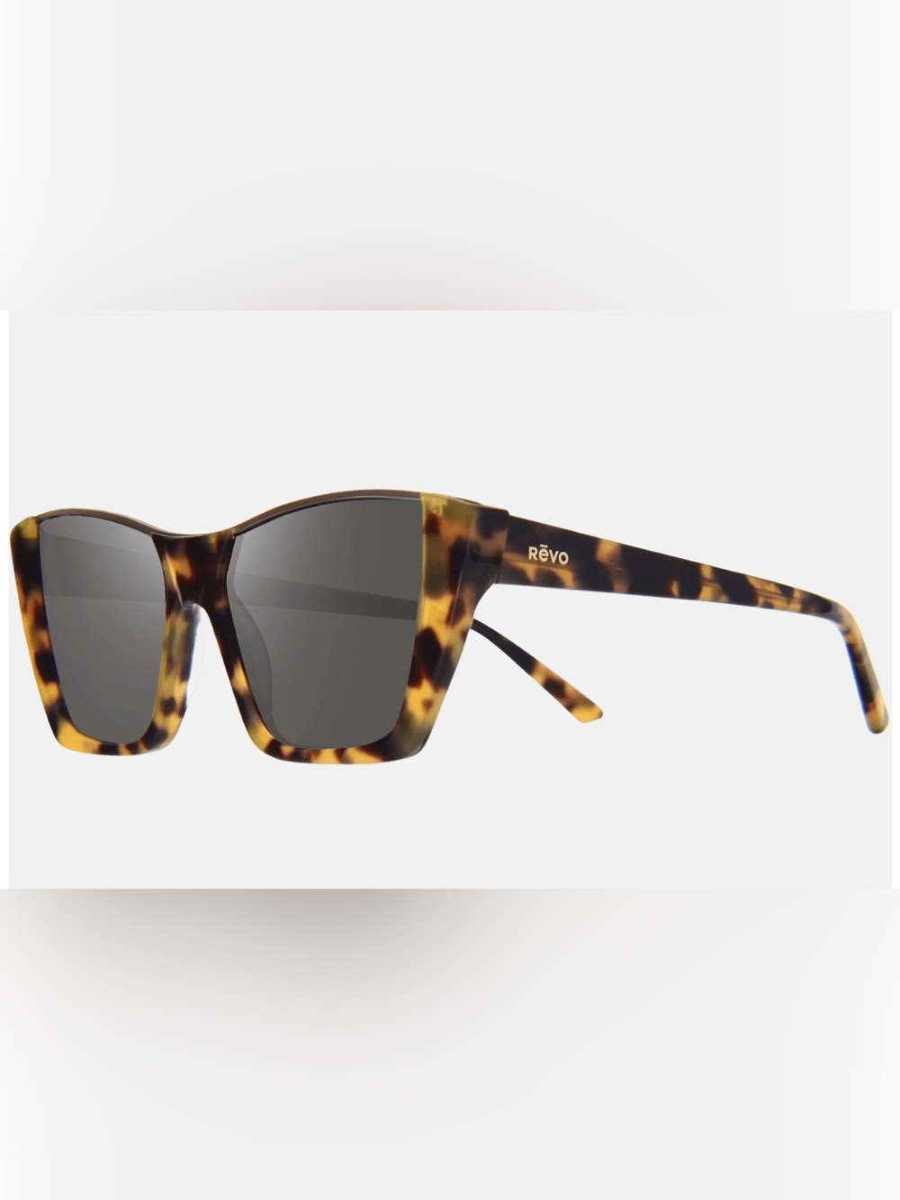 Revo Tortoise Shell Frame Chelsea Sunglasses with graphite lenses